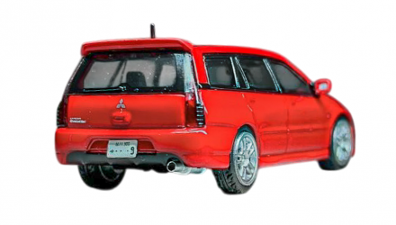 Машинка Premium Tarmac Works Mitsubishi Lancer Evolution Wagon ROAD64 1:64 Red - Retromagaz, image 2