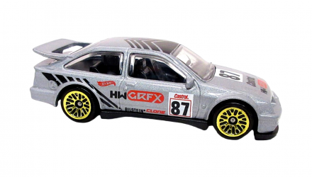 Машинка Базовая Hot Wheels '87 Ford Sierra Cosworth The `80S 1:64 HKJ59 Silver - Retromagaz, image 5