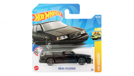 Машинка Базовая Hot Wheels Volvo 850 Estate Wagons 1:64 HCX36 Black - Retromagaz, image 1