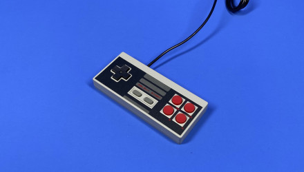 Геймпад Дротовий RMC Famicom Dendy NES Style 9pin Grey 1.5m Новий - Retromagaz, image 1