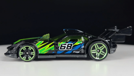 Тематична Машинка Hot Wheels GT Hunter Neon Speeders 1:64 HLH72/HLH77 Black - Retromagaz, image 4