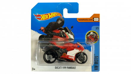 Машинка Базовая Hot Wheels Ducati 1199 Panigale Moto 1:64 DTY24 Red - Retromagaz, image 1