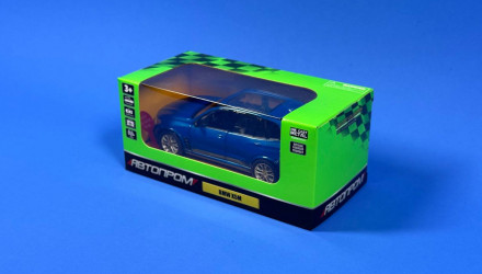 Машинка Автопром BMW X5M 1:43 Blue - Retromagaz, image 1