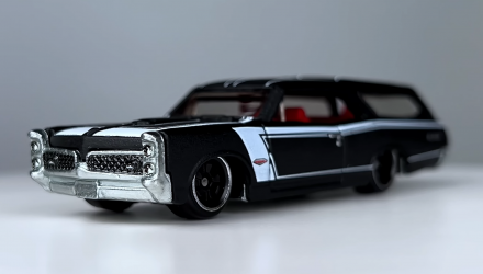 Тематическая Машинка Hot Wheels Custom '66 GTO Hot Wagons 1:64 HWR56/HRR87 Black - Retromagaz, image 2