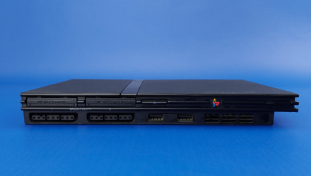 Набор Консоль Sony PlayStation 2 Slim SCPH-7xxx Chip Black Б/У  + Геймпад Проводной DualShock 2 SCPH-10010 - Retromagaz, image 4