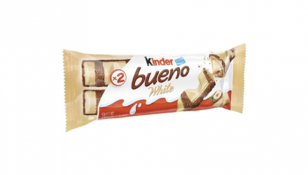 Набор Батончик Kinder Bueno 6шт White 2 Pieces 43g - Retromagaz, image 1