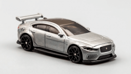 Машинка Базовая Hot Wheels Jaguar XE SV Project 8 Nightburnerz 1:64 GHF47 Grey - Retromagaz, image 2