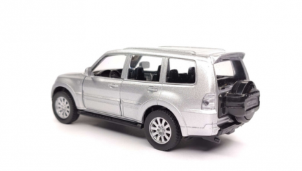 Машинка Автопром Mitsubishi Pajero 4WD Turbo 1:43 Silver - Retromagaz, image 2