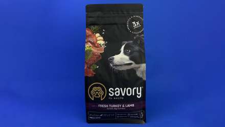 Сухой Корм для Собак Savory Medium Breed Индейка и Ягнёнок 1kg - Retromagaz, image 1