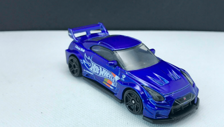 Машинка Базовая Hot Wheels Liberty Walk LB-Silhouette Works GT Nissan 35GT-RR Ver.2 Dream Garage 1:64 HCT99 Blue - Retromagaz, image 3