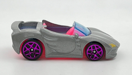 Машинка Базовая Hot Wheels Barbie Extra Tooned 1:64 HCT35 Metallic Silver - Retromagaz, image 5