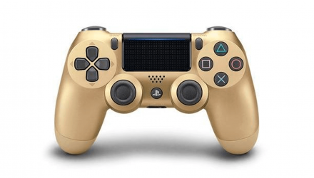 Геймпад Бездротовий Sony PlayStation 4 DualShock 4 Version 1 Gold Б/У Нормальний - Retromagaz, image 1