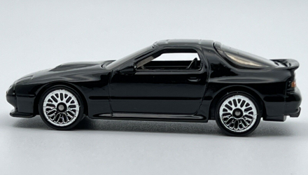 Машинка Базовая Hot Wheels '89 Mazda Savanna RX-7 FC3S The `80S 1:64 HKJ62 Black - Retromagaz, image 4