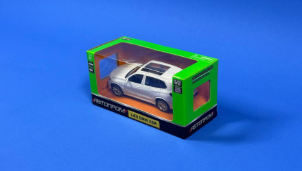 Машинка Автопром BMW X5M 1:43 White - Retromagaz, image 1