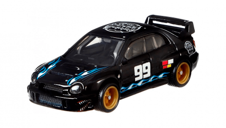 Машинка Premium Hot Wheels Gumball 3000 Subaru Impreza WRX Rep. Entertainment 1:64 FYP66 Black - Retromagaz, image 2