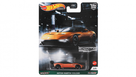 Машинка Premium Hot Wheels Aston Martin Vulcan Exotic Envy 1:64 GRJ77 Orange - Retromagaz, image 1