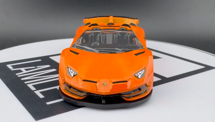 Тематична Машинка Matchbox 2019 Lamborghini Aventador SVJ Roadster Moving Parts 1:64 FWD28/HLG03 Orange - Retromagaz, image 5