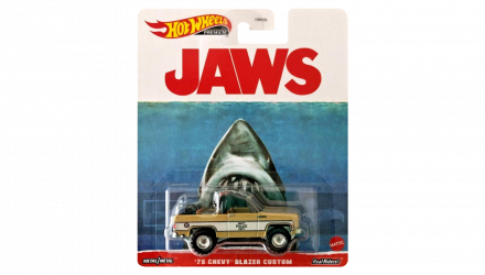 Машинка Premium Hot Wheels '75 Chevy Blazer Custom Jaws Rep. Entertainment 1:64 HKC24 Tan - Retromagaz, image 1