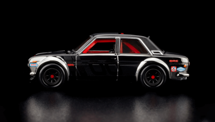 Машинка Premium Hot Wheels Datsun 510 BRE Racing Red Line Club RLC 1:64 HWF23 Silver - Retromagaz, image 3