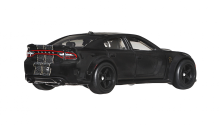 Машинка Premium Hot Wheels Dodge Charger SRT Hellcat Widebody Fast & Furious 1:64 HNW46/HNW50 Black - Retromagaz, image 3