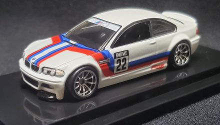 Машинка Premium Hot Wheels BMW M3 (E46) Red Line Club RLC 1:64 HGK71 White - Retromagaz, image 2