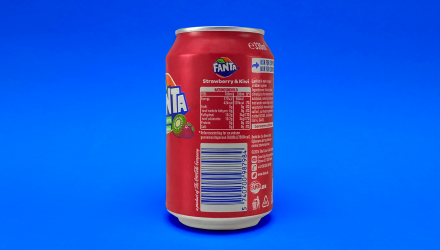 Набор Напиток Fanta 12шт Strawberry & Kiwi 355ml - Retromagaz, image 2