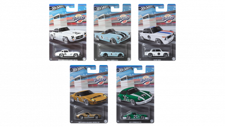 Набір Тематична Машинка Hot Wheels Vintage Racing Club 2024-1 HRT81 5шт - Retromagaz, image 1