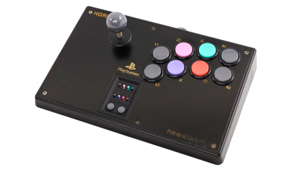 Геймпад Дротовий Hori PlayStation 1 Arcade Joystick Fighting Stick PS HPS-07 Black 1.5m Б/У - Retromagaz, image 3