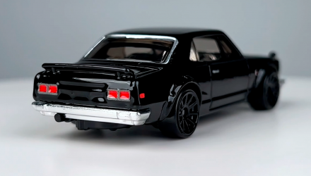 Тематична Машинка Hot Wheels 1971 Nissan Skyline H/T 2000 GT-R Fast & Furious 1:64 HNR88/HNT15 Black - Retromagaz, image 3