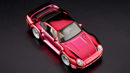 Машинка Premium Hot Wheels Porsche 959 Red Line Club RLC 1:64 HGK85 Dark Red - Retromagaz, image 5