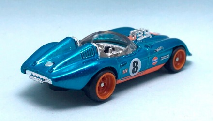 Машинка Базовая Hot Wheels Glory Chaser Gulf Super Treasure Hunt STH Roadsters 1:64 HKL11 Blue - Retromagaz, image 3