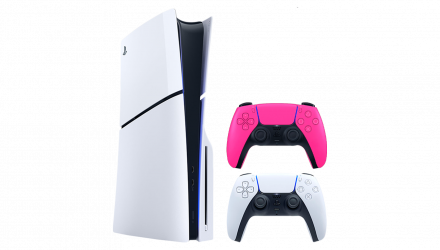 Набор Консоль Sony PlayStation 5 Slim Blu-ray 1TB White Новый + Геймпад Беспроводной DualSense Pink - Retromagaz, image 1