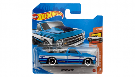 Машинка Базова Hot Wheels '67 Chevy C10 Hot Trucks 1:64 GRY91 Blue - Retromagaz, image 1