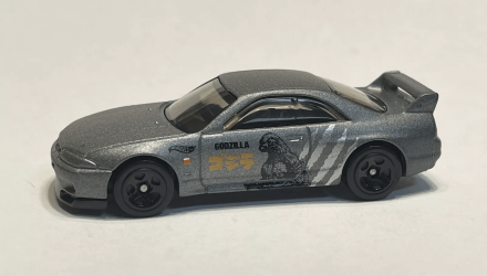 Машинка Базовая Hot Wheels Nissan Skyline GT-R R33 Godzilla J-Imports 1:64 HTD96 Grey - Retromagaz, image 1