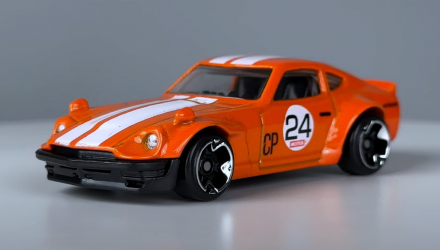 Тематическая Машинка Hot Wheels Custom Datsun 240Z Vintage Racing Club 1:64 HRT81/HRV10 Orange - Retromagaz, image 2