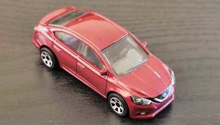 Машинка Велике Місто Matchbox 2016 Nissan Sentra Metro 1:64 HVN58 Red - Retromagaz, image 3