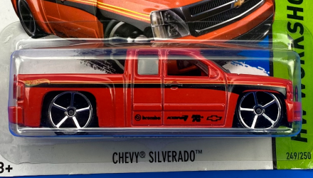 Машинка Базовая Hot Wheels Chevy Silverado Workshop 1:64 CFK66 Red - Retromagaz, image 1