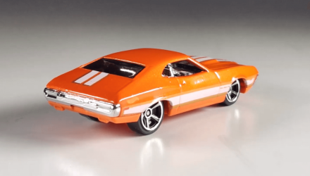 Машинка Базова Hot Wheels '72 Ford Gran Torino Sport Muscle Mania 1:64 HCW29 Orange - Retromagaz, image 3