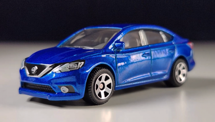 Машинка Большой Город Matchbox 2016 Nissan Sentra Metro 1:64 HLC53 Blue - Retromagaz, image 2