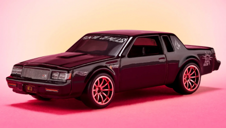 Машинка Premium Hot Wheels '87 Buick Regal GNX Run The Jewels Volcom Mattel Creations Collaboratory 1:64 HTT70 Black - Retromagaz, image 2