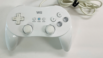 Геймпад Дротовий Nintendo Wii RVL-005(-02) Classic Controller Pro White 1m Б/У - Retromagaz, image 1