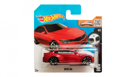 Машинка Базовая Hot Wheels BMW M4 BMW 1:64 DHR83 Red - Retromagaz, image 1