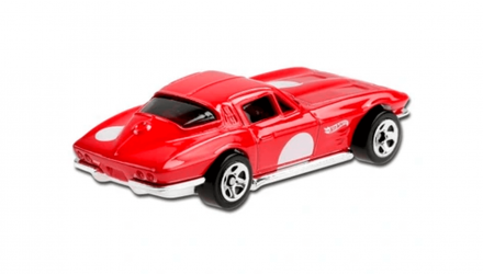 Машинка Базова Hot Wheels '64 Corvette Sting Ray Race Day 1:64 GRX90 Red - Retromagaz, image 3