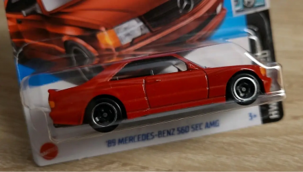 Набор Машинка Базовая Hot Wheels '89 Mercedes-Benz 560 SEC AMG HTB70 Red + HKG45 Black + HKK85 Metallic Silver - Retromagaz, image 5