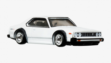 Машинка Premium Hot Wheels 4шт Nissan Skyline HT 2000GT-X / C210 / 2000GT-R LBWK / Fleet Street Diorama 1:64 HKC16 White - Retromagaz, image 5