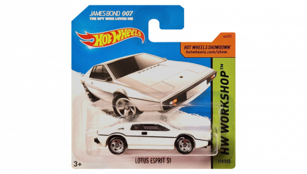 Машинка Базовая Hot Wheels Lotus Esprit S1 James Bond 007 The Spy Who Loved Me Workshop 1:64 CFG74 White - Retromagaz, image 1