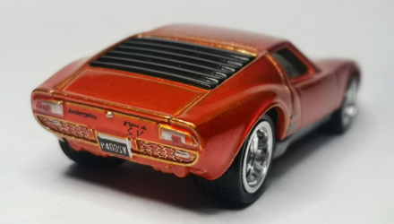 Машинка Базова Hot Wheels `71 Lamborghini Miura SV Super Treasure Hunt STH Exotics 1:64 HCY13 Orange - Retromagaz, image 3