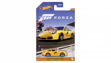 Тематична Машинка Hot Wheels Porsche 911 GT3 Forza 1:64 HLK28 Yellow - Retromagaz, image 1