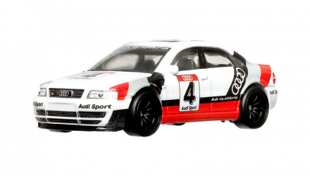 Машинка Premium Hot Wheels Audi S4 Quattro Boulevard 1:64 GJT68/HKF30 White - Retromagaz, image 2