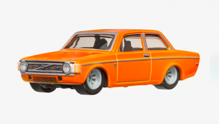 Машинка Premium Hot Wheels '73 Volvo 142 GL Canyon Warriors 1:64 HKC53 Orange - Retromagaz, image 2